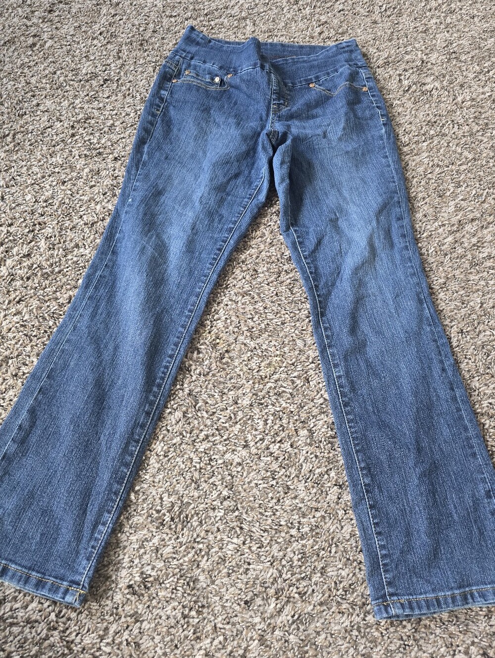 Classic Womens Blue Denim Jeans F 088